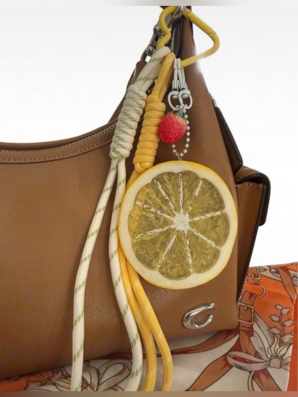 Lemon 🍋 Slice purse charm. NWT